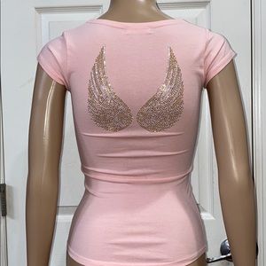 ❤️Cute short sleeves shirts with Detail Back